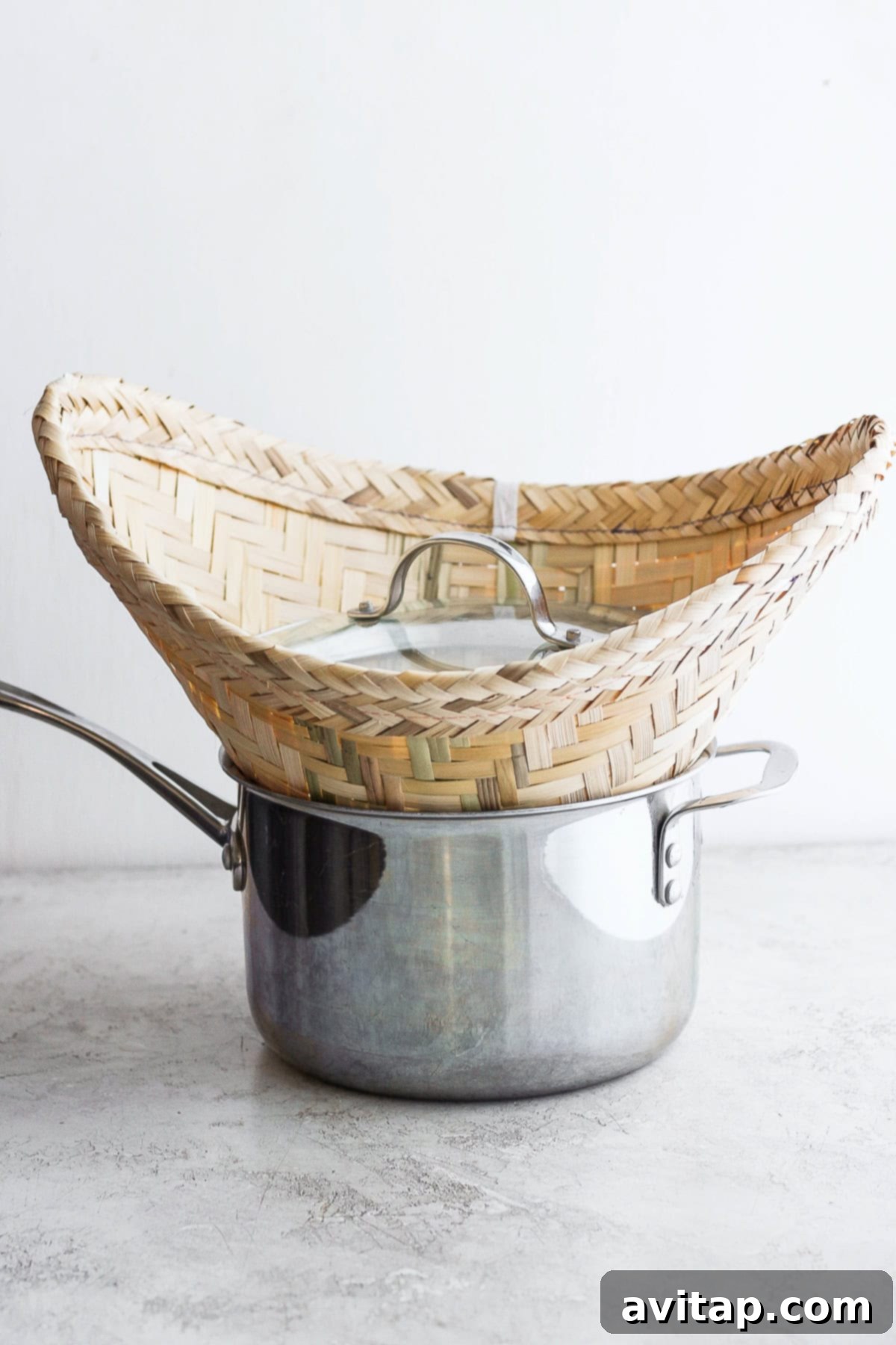 Sticky rice is a very versatile recipe to pair with many Asian-inspired dishes. Make sticky rice in your own kitchen with our step by step instructions. Enjoy! Sticky rice gently steaming in a bamboo basket placed over a pot of boiling water, ensuring perfect texture.