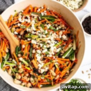 Carrot salad in a bowl.