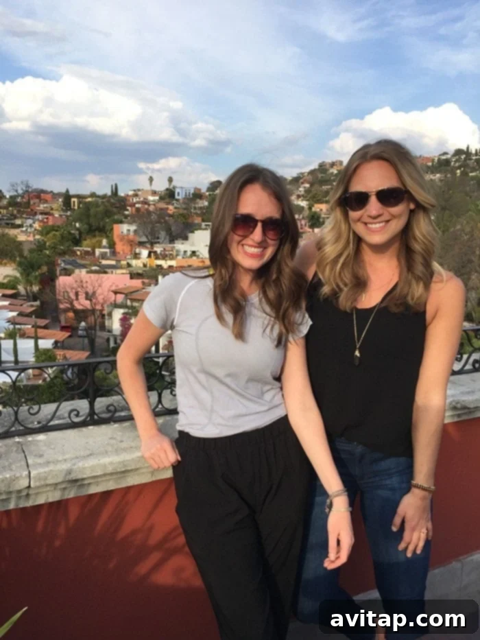 Sunset views from La Rosewood Rooftop in San Miguel de Allende
