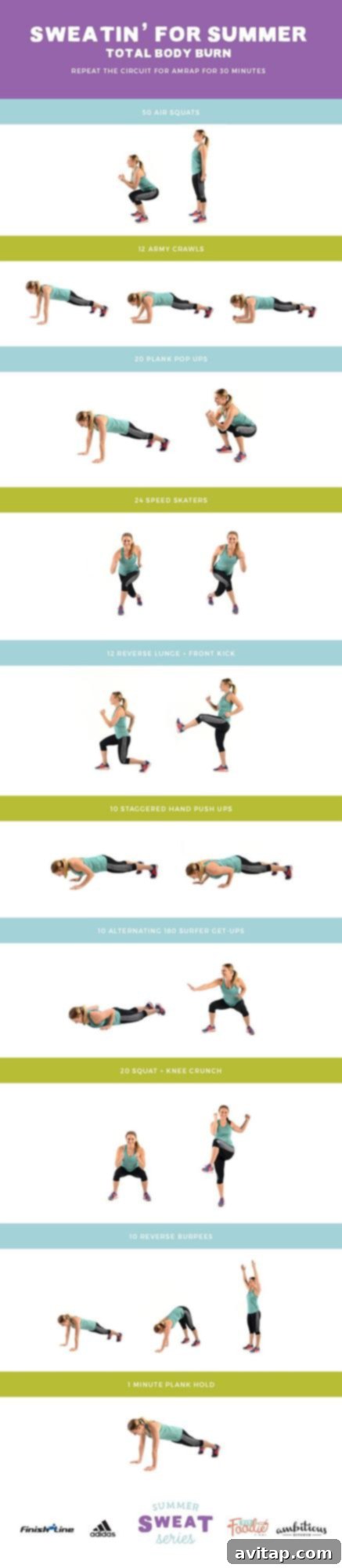 Sweatin' For Summer Total Body Burn - 2016 Summer Sweat Series
