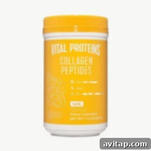 Vital Proteins Collagen Peptides powder container.