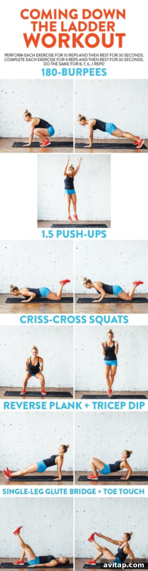Coming Down the Ladder Bodyweight Workout: Full-Body Strength & Plyometrics for Travel