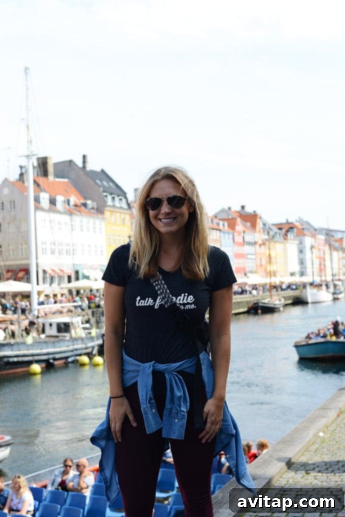 Colorful buildings along Nyhavn canal in Copenhagen