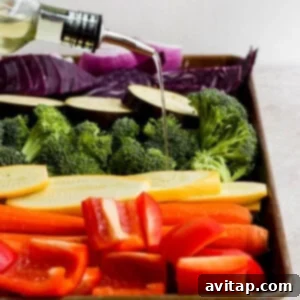 A tray filled with colorful vegetables and a bottle of wine, depicting the seasoning step.