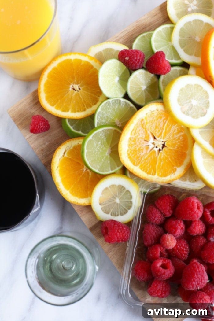 best sangria fruit mix with red wine