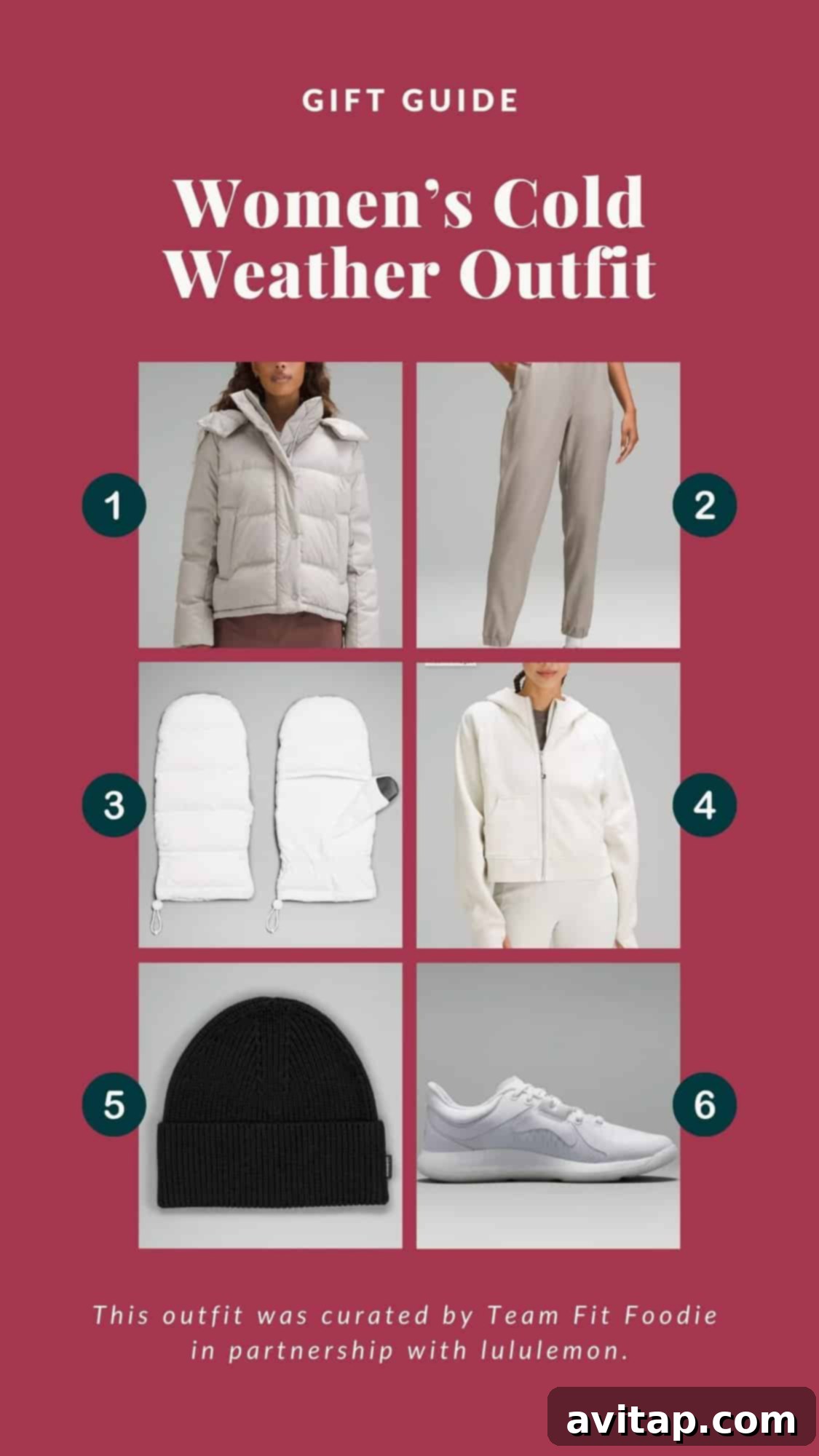 2023 Lululemon Holiday Gifting Edit 12 Women's cold weather outfit gift guide.