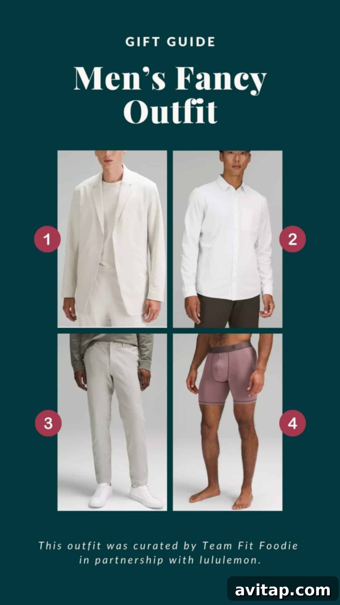 2023 Lululemon Holiday Gifting Edit 7 Men's fancy outfit gift guide.