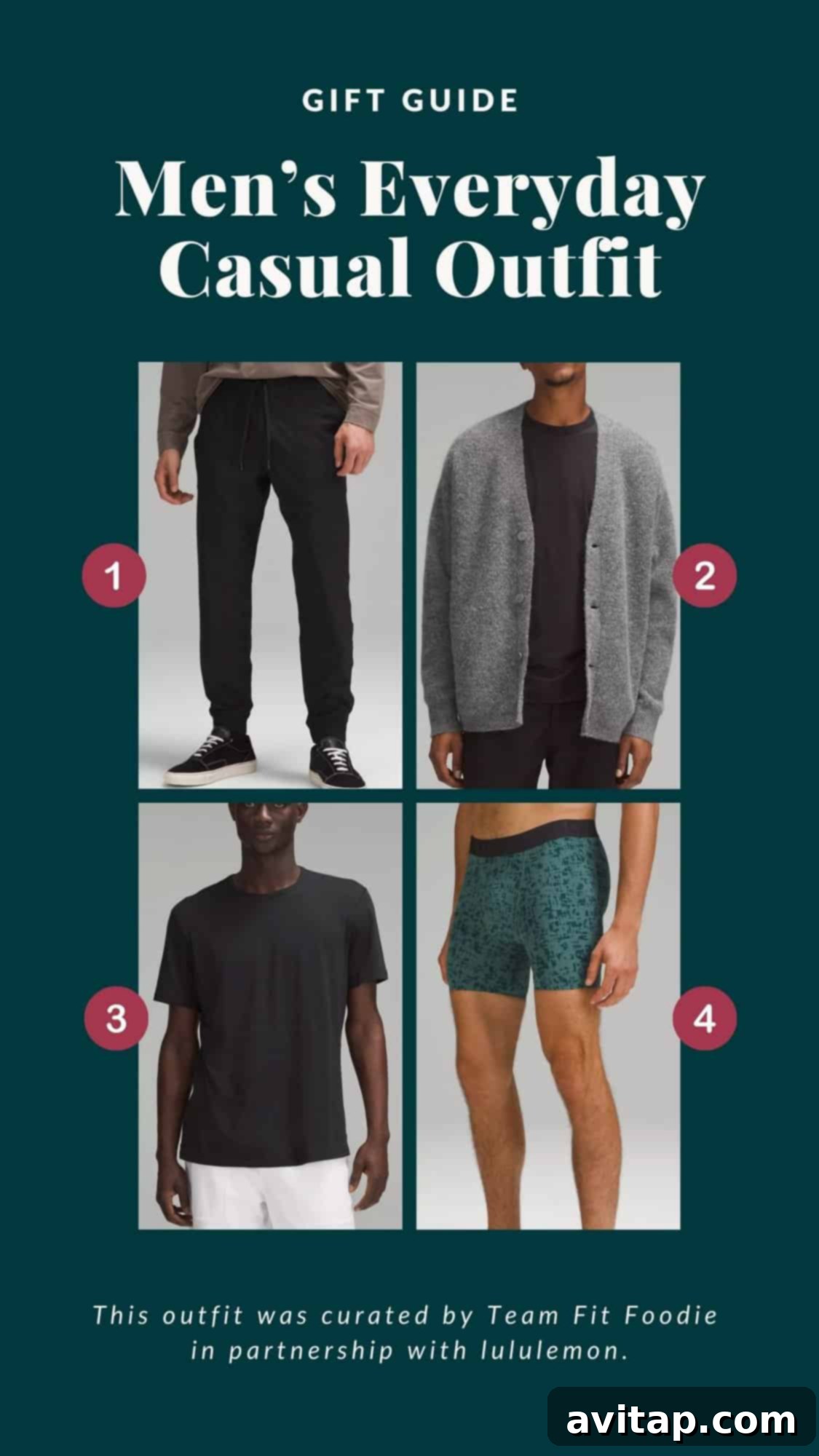 2023 Lululemon Holiday Gifting Edit 9 Men's everyday casual outfit gift guide.