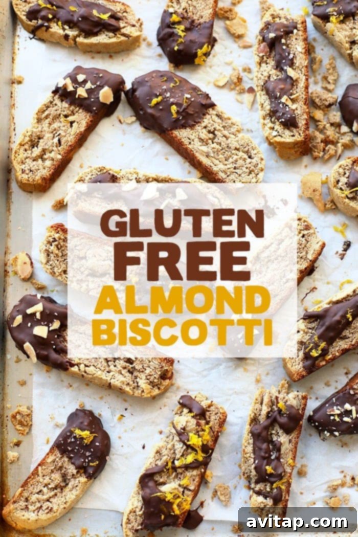Gluten-Free Almond Biscotti 2 Delicious gluten-free almond biscotti made with 100% almond meal, perfect as a crunchy Christmas cookie or holiday treat.