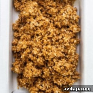 A box of granola in a white box.