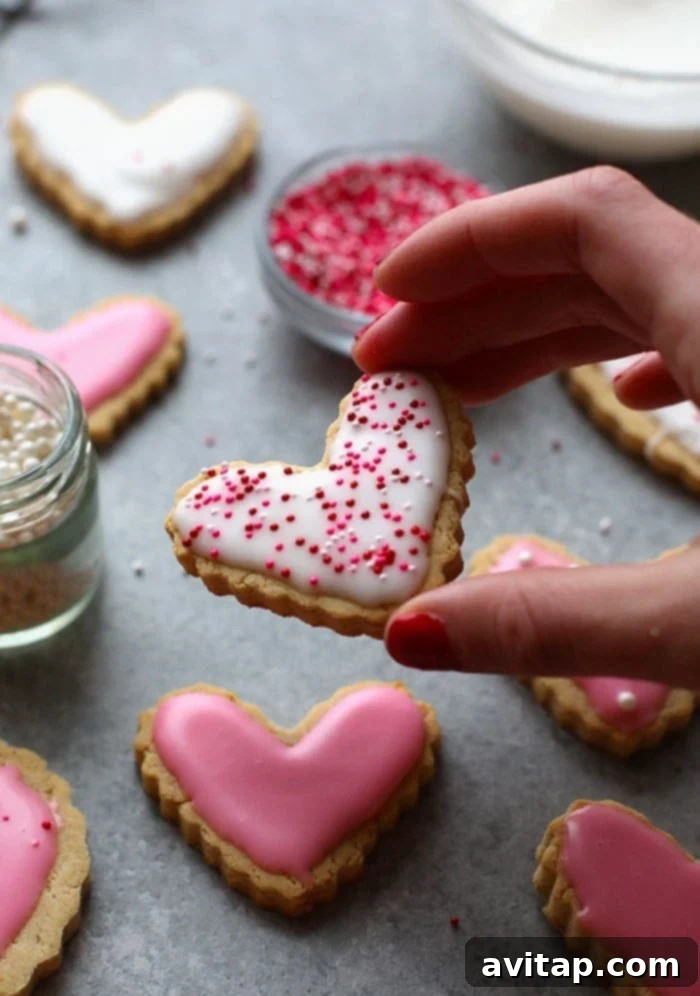 Deliciously healthy almond flour sugar cookies with no white sugar Frosted healthy almond flour sugar cookies