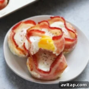 Bacon Wrapped Egg Cups