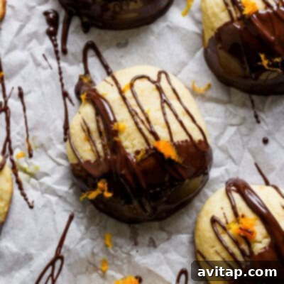 Chocolate Orange Ricotta Cookies