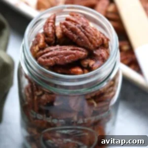 Pecans in a jar