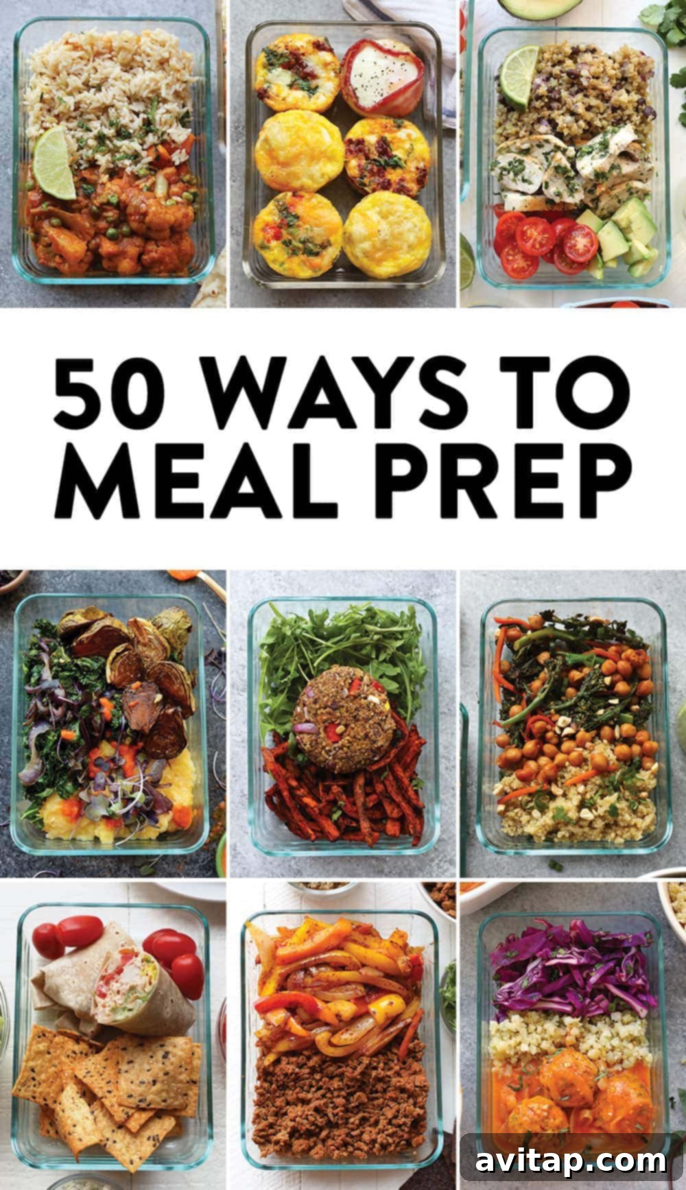 Discover over 50 of the best meal prep recipes from Fit Foodie Finds to help you achieve your healthy eating goals this year. These recipes are perfect for planning delicious and nutritious meals in advance.