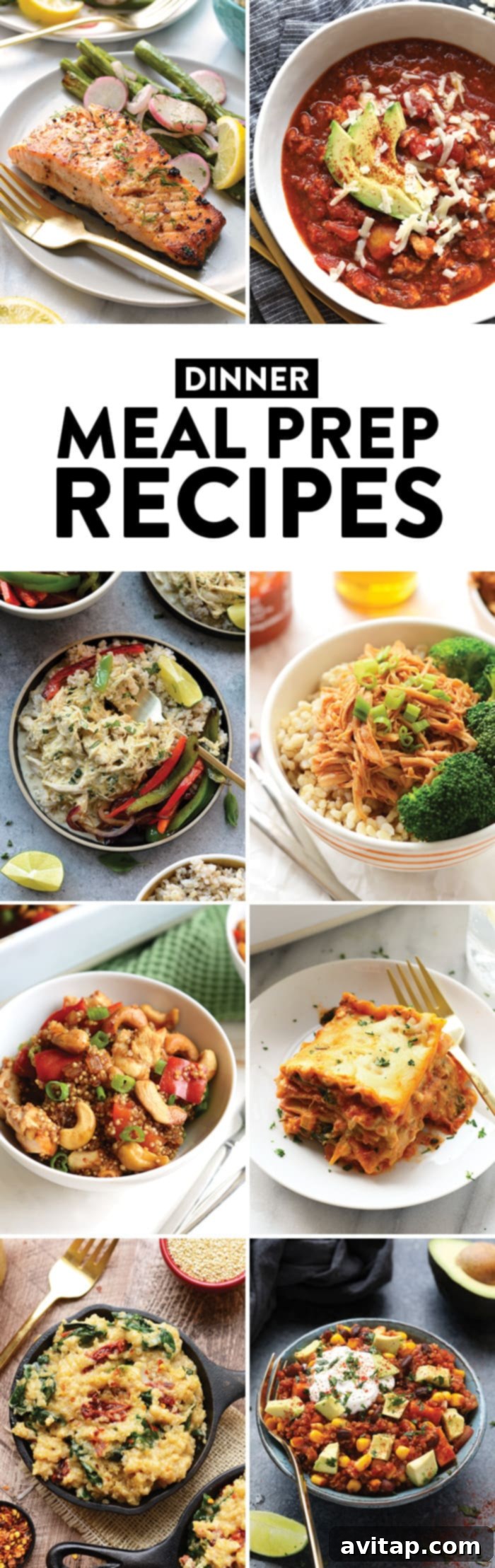 Enjoy stress-free evenings with healthy and easy meal prep dinner recipes, offering delicious and satisfying options after a long day.