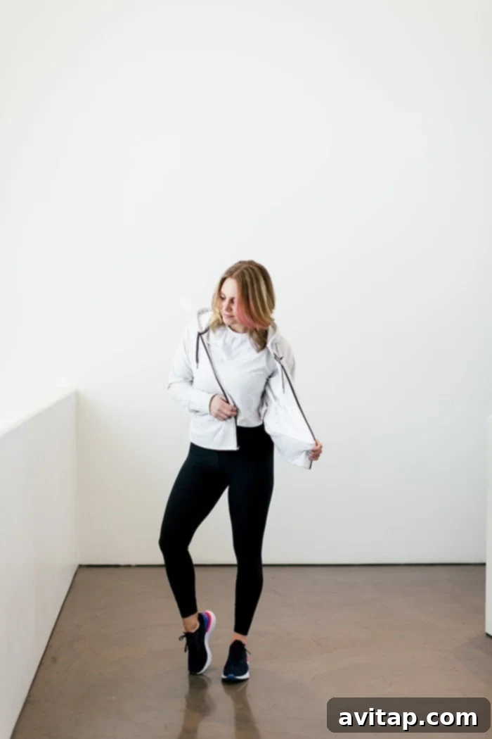 Gym, Partner, and Nike Epic React: A Personal Reflection 5 A dynamic shot of a woman running outdoors in Nike Epic React shoes, demonstrating their flexibility and support.