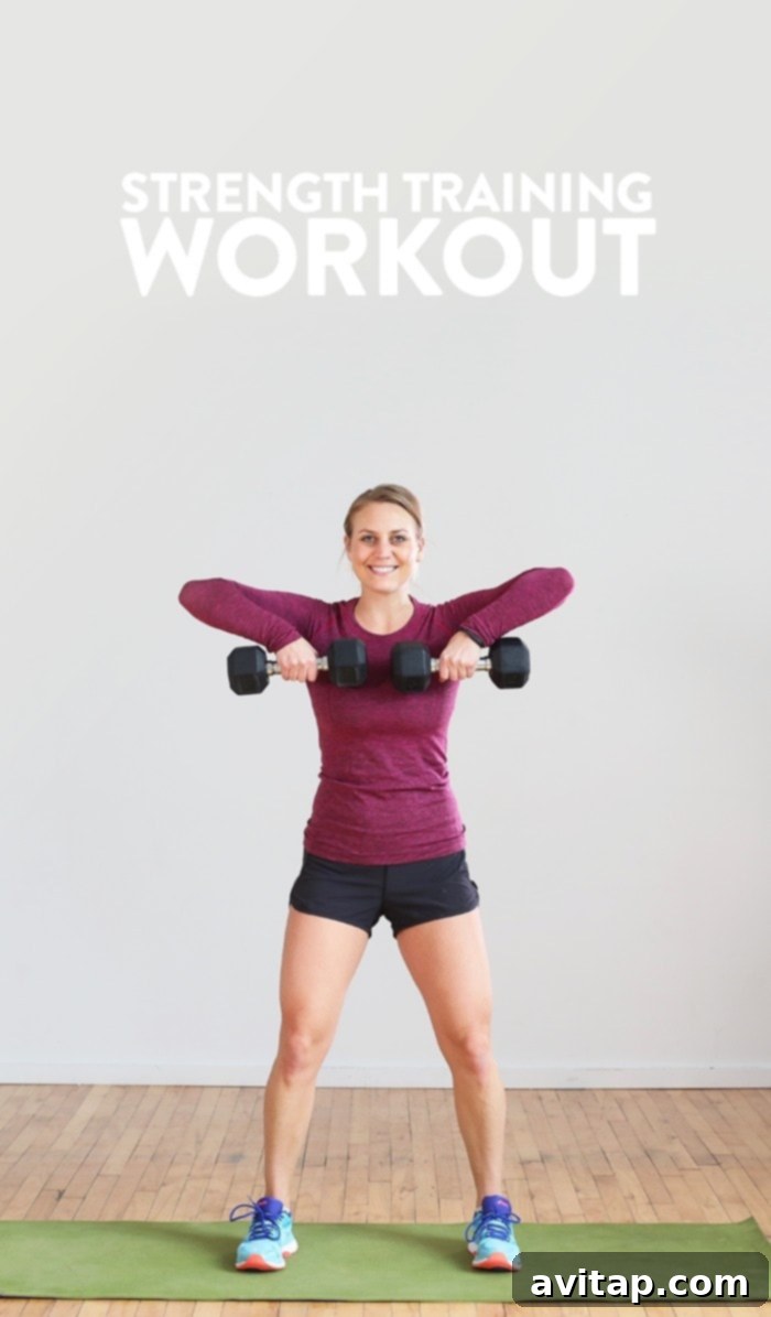 Athlete performing a superset strength training workout with dumbbells and a medicine ball