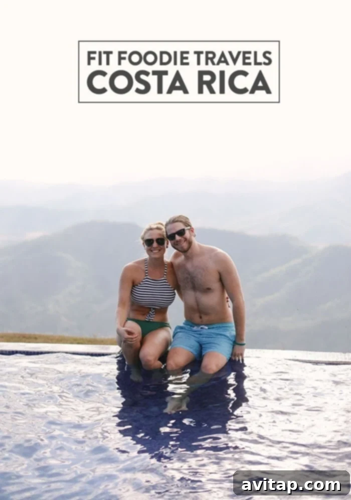 Stunning landscape of Costa Rica with lush greenery and distant mountains