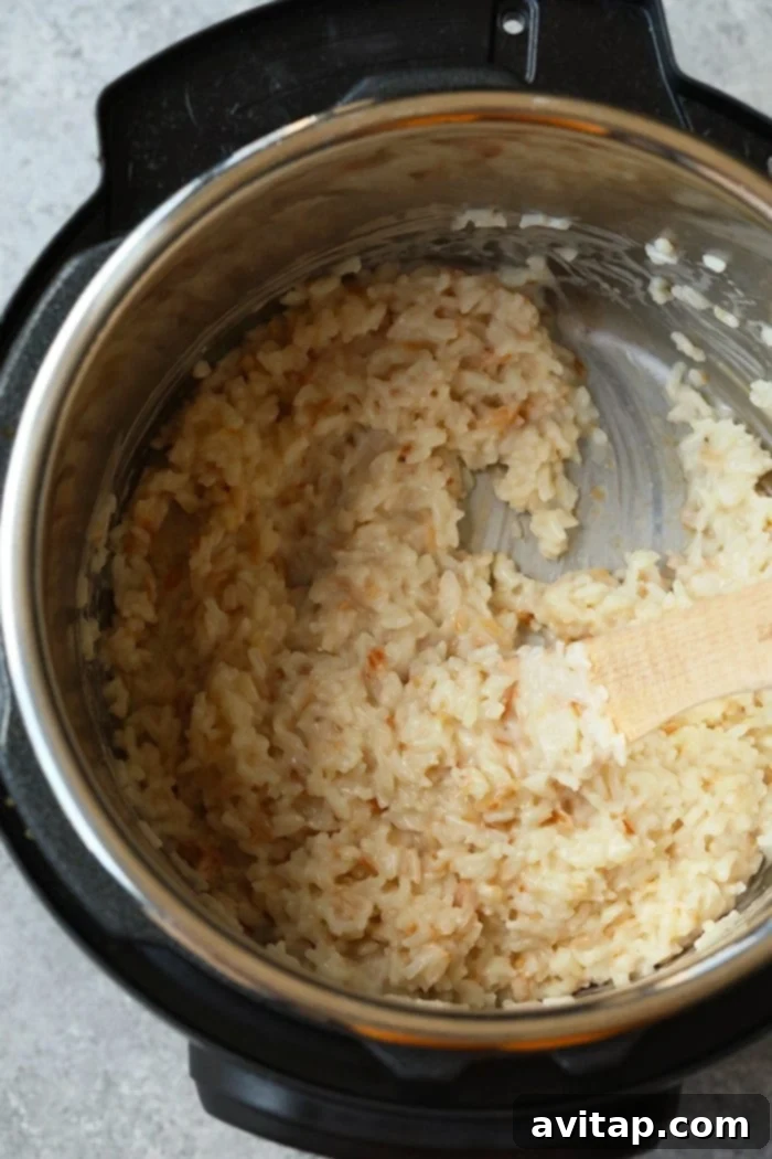 Four essential ingredients for Instant Pot Coconut Rice: long-grain rice, full-fat coconut milk, water, and honey.