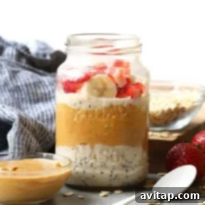 creamy vegan overnight oats