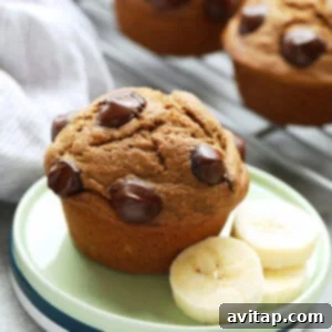 Healthy Banana Muffins