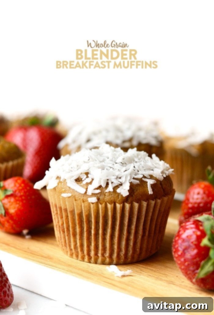 A basket of whole grain blender breakfast muffins.
