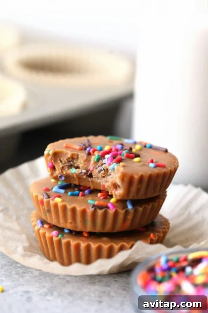 Healthy Cake Batter Cashew Butter Fat Bombs for Keto Diet Delicious Cake Batter Cashew Butter Fat Bombs