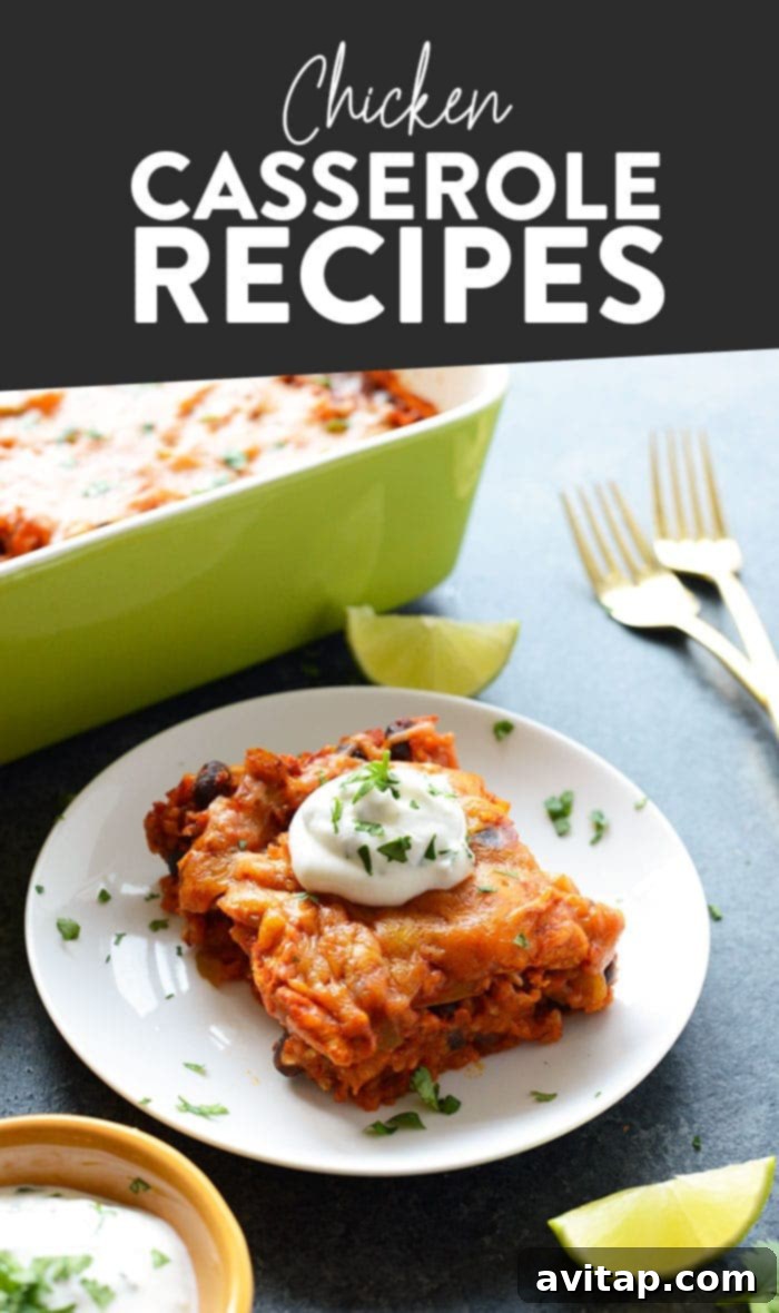 Healthy Chicken Casserole Recipes for Easy Meal Prep A hearty and delicious chicken casserole, perfect for healthy meal prep.