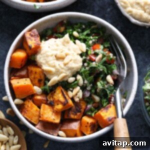 Healthy Buddha Bowl Recipe Card Image