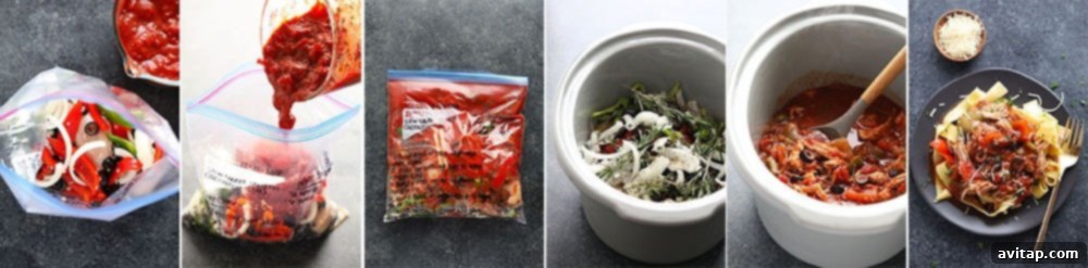 Effortless Slow Cooker Chicken Tikka Masala 2 An image showing various freezer meal bags, illustrating the concept of make-ahead meals.