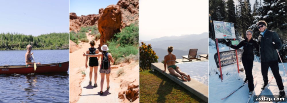 2018 Year in Review 4 Collage of travel photos from various destinations in 2018, showcasing diverse landscapes.