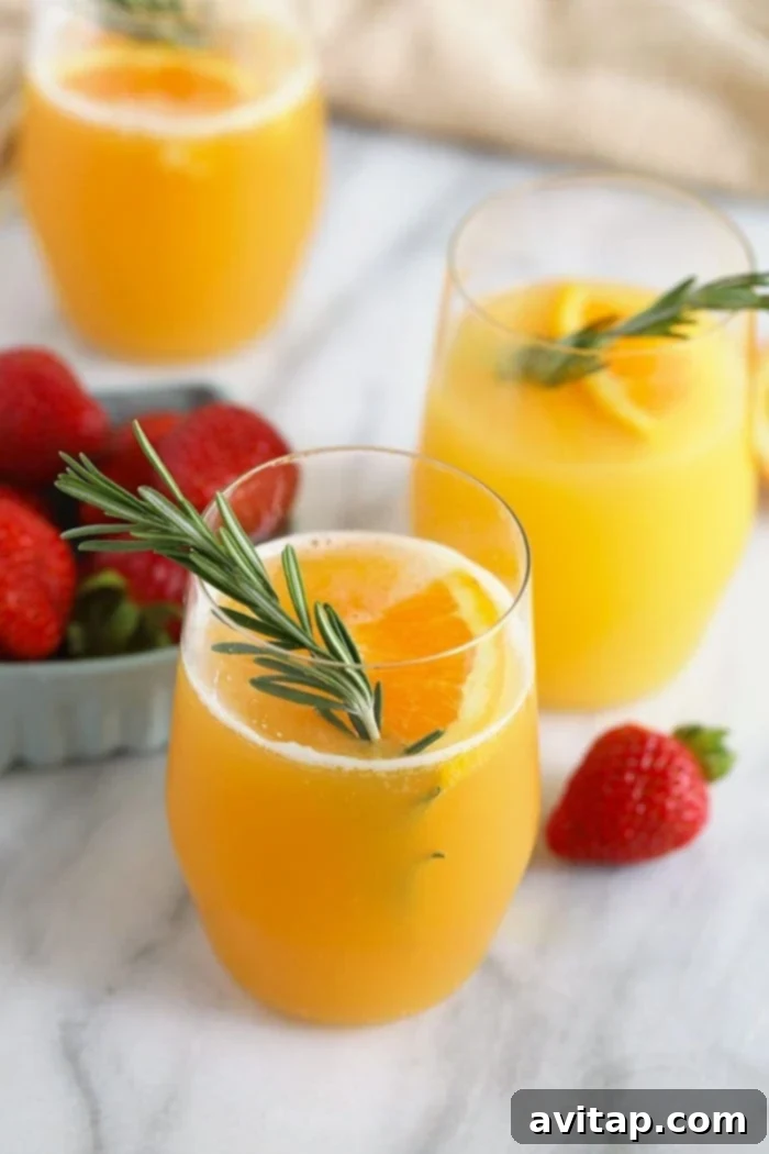 A refreshing Beermosa in a tall glass, garnished with an orange slice, ready for a delightful brunch.