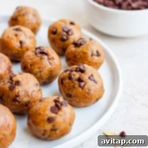 cookie dough bites on plate