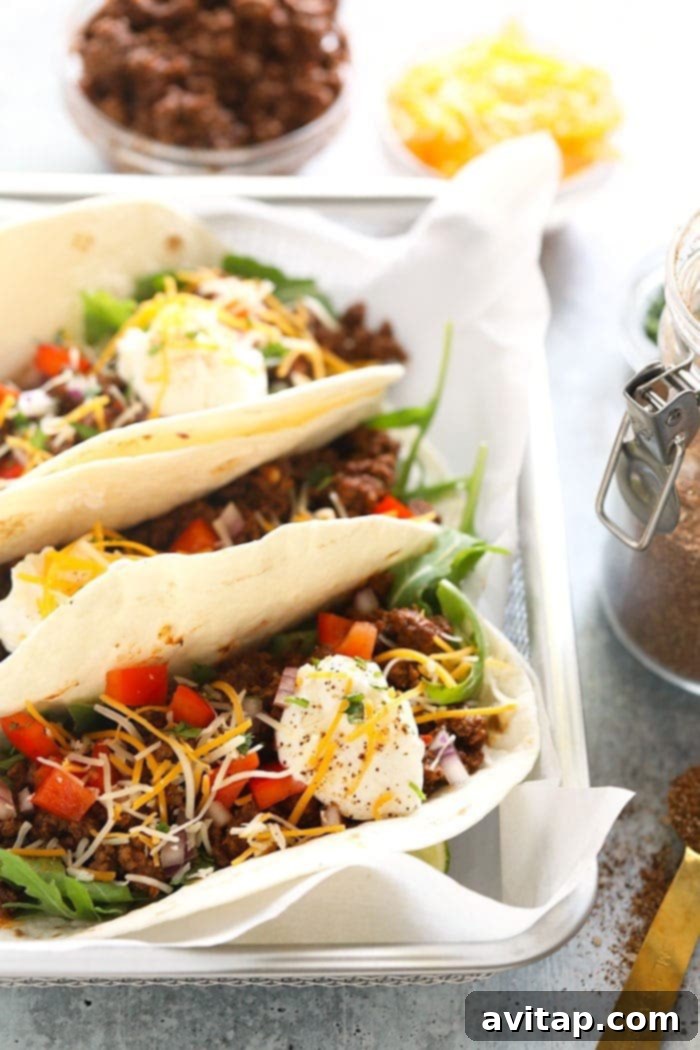 Weeknight Ground Beef Tacos 5 easy ground beef tacos ready to eat