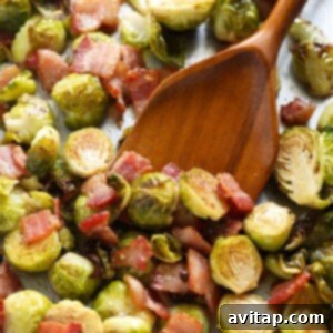 roasted brussels sprouts with bacon