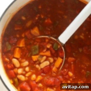 A pot of vegetarian stew