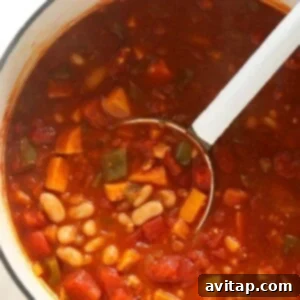 A pot of vegetarian stew