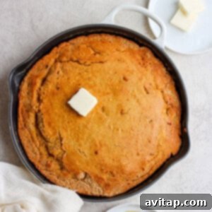 cornbread in skillet