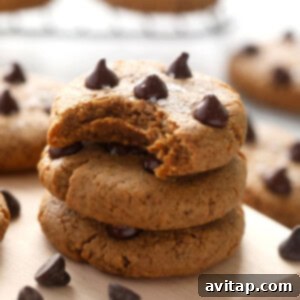 Stack of protein cookies