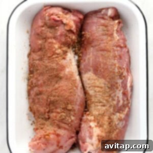 Instant pot pork tenderloin with dry rub.