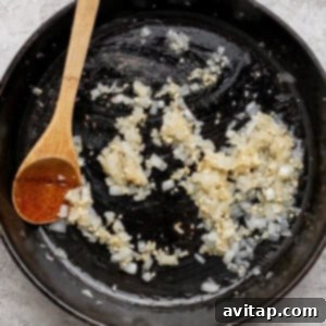 Sautéed onions and garlic