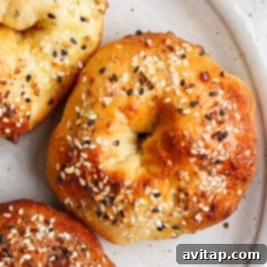 Air Fryer Protein Bagels