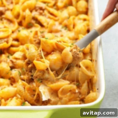 Healthy Hamburger Casserole with Sweet Potato Cheese Sauce