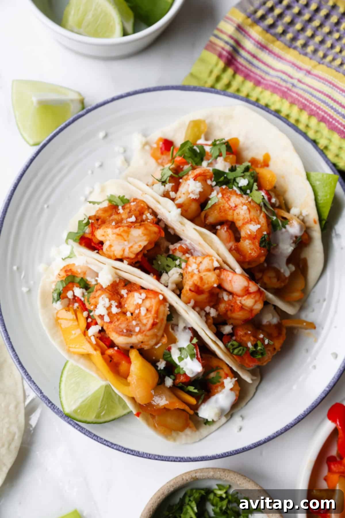 High-Protein Trader Joe's Meal Ideas 3 Fire Roasted Shrimp Fajitas