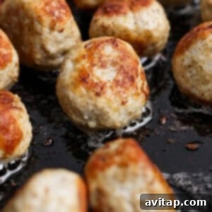 Browning meatballs