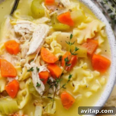 High Protein Creamy Chicken Soup - Comforting and Nutritious