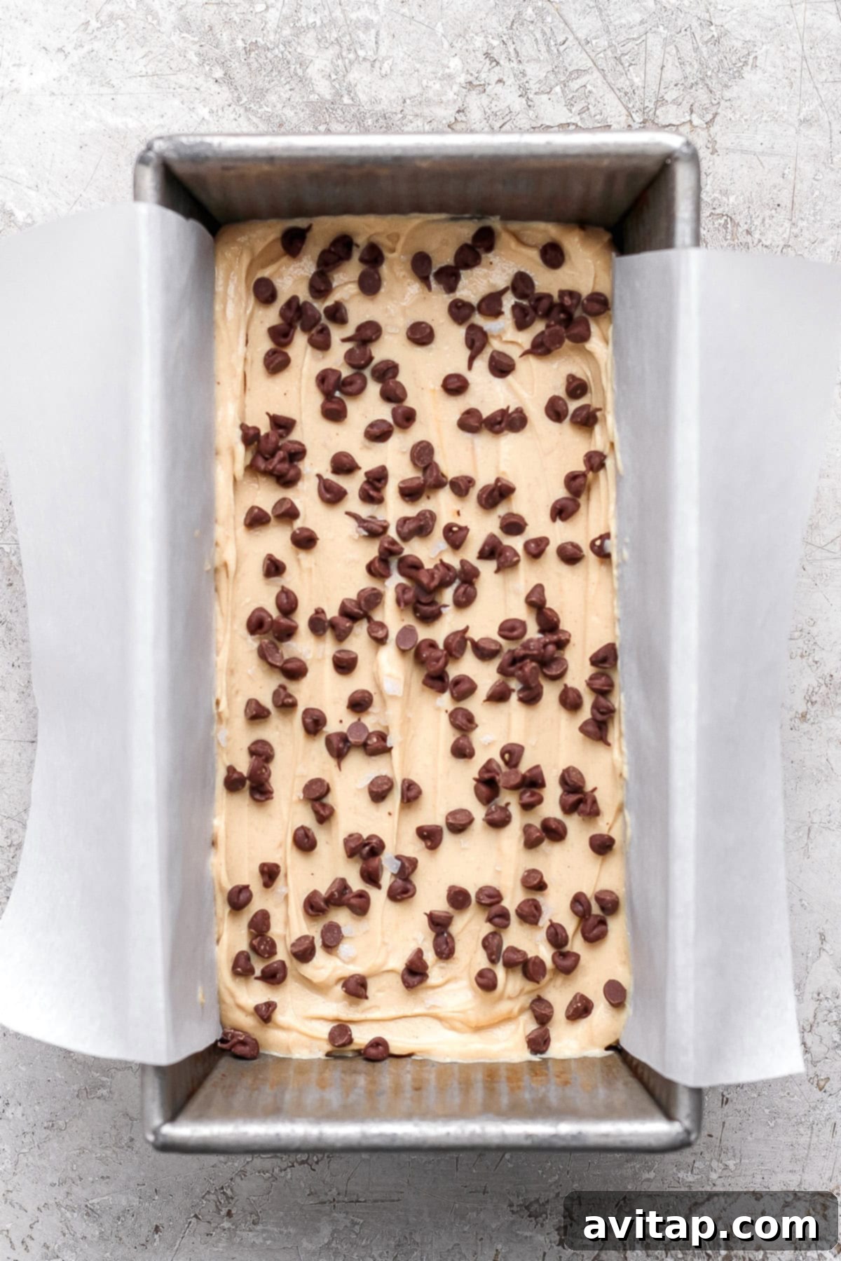 Yogurt Mixture Topped with Chocolate Chips